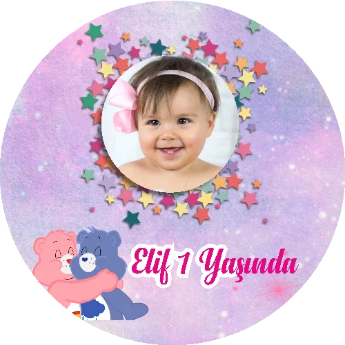 Ayıcık Temalı Yuvarlak Açacak Magneti